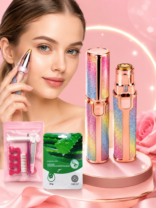Depilador Facial Eléctrico con Luz LED